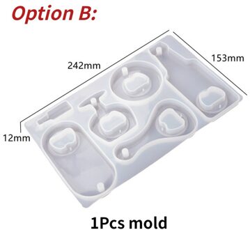 Diy Crystal Resin Epoxy Bier Spanner Flesopener Gedroogde Bloem Epoxy Spiegel Siliconen Mal Siliconen Mal Voor Hars