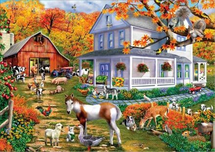 DIY Diamant Schilderij Landschap Tuin Huisje 5D Kruissteek Patroon Hars Ronde Diamant Borduurwerk Mozaïek Decoratie Paars