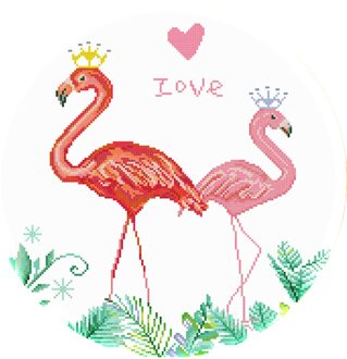 Diy Dier Kruissteek Handgemaakte Eco-Katoenen Draad 11CT Stamped Print Kunstwerk Canvas Borduurwerk Kit Handwerken Home Decor