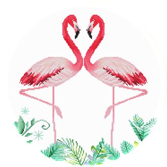 Diy Dier Kruissteek Handgemaakte Eco-Katoenen Draad 11CT Stamped Print Kunstwerk Canvas Borduurwerk Kit Handwerken Home Decor