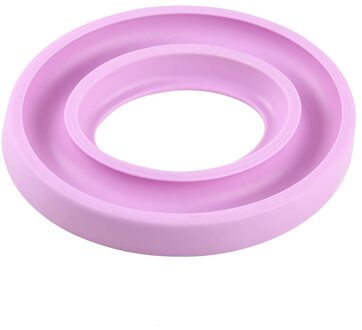 Diy Draagbare Spoel Houder Siliconen Ronde Naalden Opbergdoos Rubber Ring Naaien Gereedschap Handwerk Lade Organizer roze