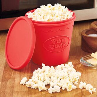 DIY Food-grade Siliconen Opvouwbare Popcorn Emmer Magnetron Pop corn Kom Maker Popcorn Bakken Tool