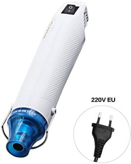 Diy Gebruik Van Warmte Gereedschap Elektrisch Gereedschap Hete Lucht 300W Temperatuur Machine Met Ondersteunende Zetel EU plug wit