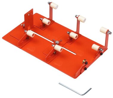 Diy Glazen Fles Cutter Tool Vierkante Ronde Wijn Bier Glas Cutter Machine Voor Bier Glas Snijden Flessen Holder oranje rood