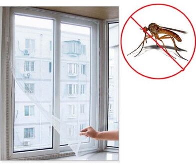Diy Gordijn Protector Fly Screen Inzet Fly Mosquito Window Net Mesh Screen Room Cortinas Mug Gordijnen Netto