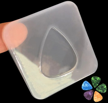 DIY Guitar Pick Silicone Mold Jewelry Making Tool DIY mold Epoxy Resin UV Resin Jewelry Making DIY Mold