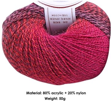 Diy Haak Fancy Doek Garen Kleurrijke Kamgaren Acryl Draad Naaien Hand Gebreide Sjaal Haak Breien Garen