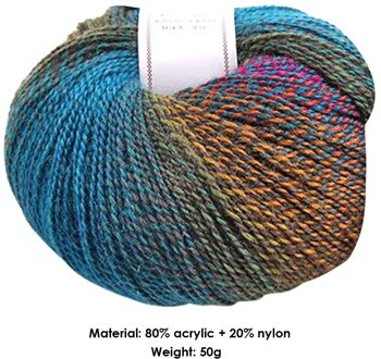 Diy Haak Fancy Doek Garen Kleurrijke Kamgaren Acryl Draad Naaien Hand Gebreide Sjaal Haak Breien Garen