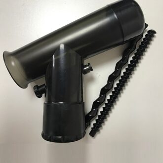 Diy Haar Wind Spin Magic Diffuser Haar Roller Kappers Styling Tools Krullend Staaf Föhn Cover Cap Salon Kapper Accessoires zwart