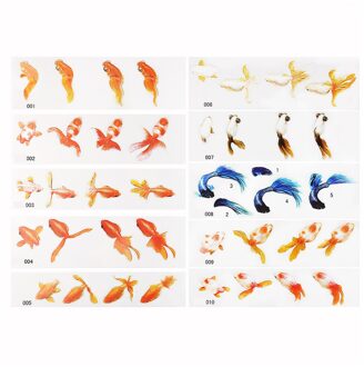 Diy Handgemaakte 3d Crystal Epoxy Hars Schilderij Materiaal Handgeschilderde Stickers Vis Stickers Voor Woonkamer En Slaapkamer Decor