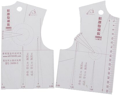 Diy Handgemaakte Ambachten 1:5 Vrouwen Kleding Prototype Heerser Tekening Templete Gereedschap Tailor Naaien Accessoires