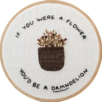 Diy Handgemaakte Volledige Bereik Van Borduurwerk Starter Kit Met Patroon Kruissteek Kit Met Bamboe Borduurwerk Hoepel Borduurwerk Kit A6