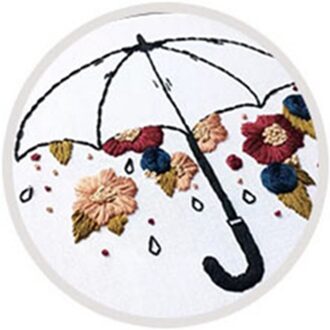 Diy Handgemaakte Volledige Bereik Van Borduurwerk Starter Kit Met Patroon Kruissteek Kit Met Bamboe Borduurwerk Hoepel Borduurwerk Kit A8