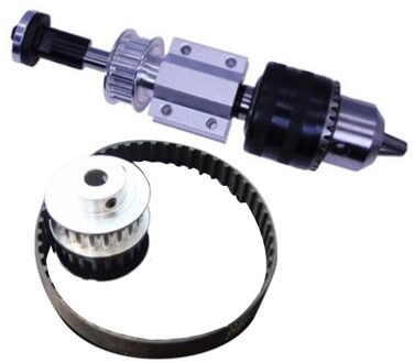 Diy Houtbewerking Snijden Slijpen Spindel Trimmen Riem B16 Boorkop Set Kleine Draaibank Accessoires Voor Tafel Saw