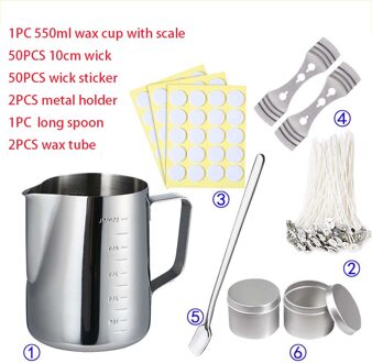 Diy Kaars Crafting Tool Kit, Diy Kaarsen Ambachtelijke Gereedschappen Kaars Lont Kaars Maken Tool Geschikt Voor Beginner Kaars Maken reeks A