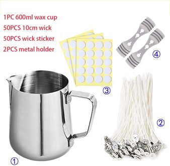 Diy Kaars Crafting Tool Kit, Diy Kaarsen Ambachtelijke Gereedschappen Kaars Lont Kaars Maken Tool Geschikt Voor Beginner Kaars Maken reeks B