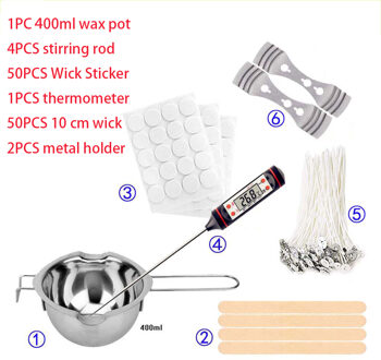 Diy Kaars Crafting Tool Kit, Diy Kaarsen Ambachtelijke Gereedschappen Kaars Lont Kaars Maken Tool Geschikt Voor Beginner Kaars Maken reeks C