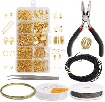Diy Ketting Armband Oorbellen Tool Sieraden Maken Sieraden Maken Starter Kit Sieraden Kralen Maken Reparatie Gereedschap Kit