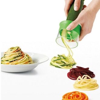 Diy Keuken Groente Fruit Spiral Slicer Spiralizer Raspen Keuken Tool Gadget Courgette Pasta Noodle Spaghetti Maker