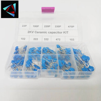 DIY KIT 200pcs=10value*20pcs 2KV Ceramic capacitor Box KIT 2KV 22P 100P 220P 330P 470P 102 222 332 472 103 EACH 20PCS