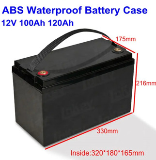 DIY kit battery box 12V 24V 48V 60ah 80ah 100ah 120ah li ion lifepo4 LTO lithium diy battery waterproof plastic empty case