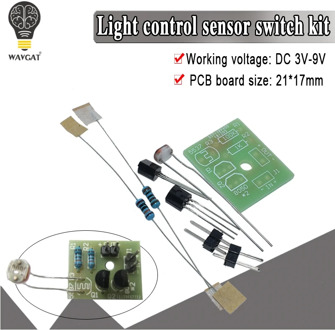 DIY Kit Light Control Sensor Switch Suite Photosensitive Induction Switch Kits DIY Electronic Trainning Integrated Circuit Suite