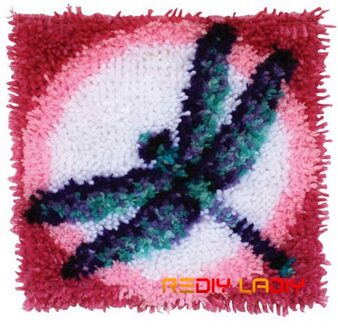 DIY Klink Haak Kussen Vlinder Kussensloop Gehaakte Art & Crafts Acryl Garen voor Borduurwerk Slaapbank Kussenhoes Thuis decor BZ390