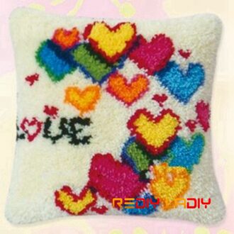 DIY Klink Haak Kussen Vlinder Kussensloop Gehaakte Art & Crafts Acryl Garen voor Borduurwerk Slaapbank Kussenhoes Thuis decor BZ413