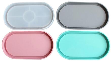 Diy Koffie Schotel Resin Mold Silicone Mold Sieraden Maken Gereedschap Schaaltje-Shaped Casting Mallen Diy Schotel Hars Asbak mold