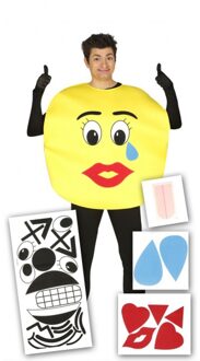 DIY kostuum smiley voor volwassenen Multi