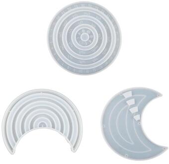 Diy Kristal Epoxyhars Mal Wekelijkse Kalender Board Silicone Kalender Maken Plaat Tool Perpetual Voor Hars Opknoping Lijst A7B5