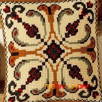 Diy Kruissteek Kussen Front Mandala Patroon Kussens Chunky Kruissteek Kits 100% Acryl Garen Kussensloop Home Decor ambachten CX0067