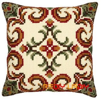 Diy Kruissteek Kussen Front Mandala Patroon Kussens Chunky Kruissteek Kits 100% Acryl Garen Kussensloop Home Decor ambachten CX0071