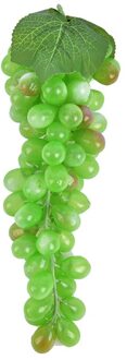 Diy Kunstmatige Vruchten Opknoping Kunstmatige Druiven Plastic Nep Fruit Voor Huis Tuin Decoratie Wedding Party Kerst Supplies groen