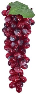 Diy Kunstmatige Vruchten Opknoping Kunstmatige Druiven Plastic Nep Fruit Voor Huis Tuin Decoratie Wedding Party Kerst Supplies paars