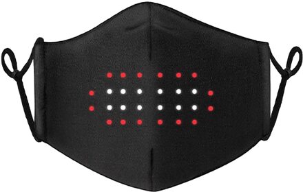 Diy Led Masker Voor Vrouwen Mode Voice-Activated Lichtgevende Masker Masker Maskerade Festival Party Gezicht Partij Decoratie Masker