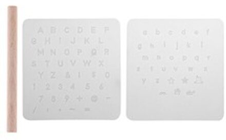 DIY Lederen Punch Alfabet Letter Nummer Stamper Set Plastic Leer Tool