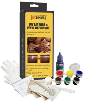 Diy Lederen Vinyl Reparatie Kit Patch Stof Gereedschap Restorer Scratch Crack Reparatie Voor Autostoel Thuis Couch Bekleding Boot