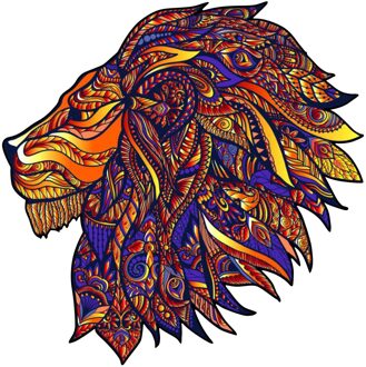 Diy Leeuw Houten Legpuzzels Unieke Elk Stuk Is Dier Vormige Houten Dier Puzzels Cadeau Voor Volwassenen Kinderen