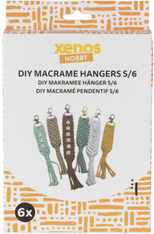 DIY macrame hangers - set van 6