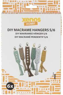 DIY macrame hangers - set van 6