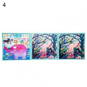Diy Magnetische Cartoon Puzzel Kid Kinderen Puzzel Spelletjes Vroege Educatief Speelgoed 04