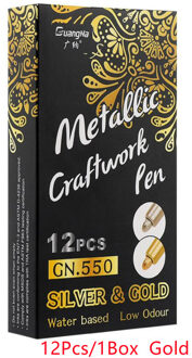 Diy Metallic Waterdichte Permanente Verf Marker Pennen Goud En Zilver Voor Tekening Studenten Levert Marker Ambachten Pen groen