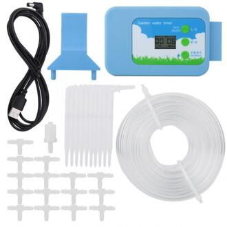 DIY Micro Drip Irrigatiesysteem Zelf Automatische Watering Timer Tuinslang Kits Elektronische Pomp Tuin Besproeiing