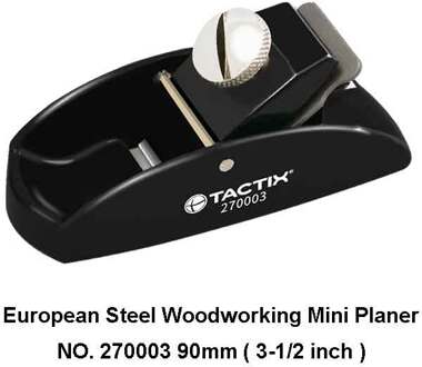 Diy Mini Hand Hout Schaafmachine Met 90Mm/3-1/2 "Carpenter & 5 Pcs Schuurpapier Voor Houtwerk hand Vliegtuig Hout Handgereedschap 100Mm