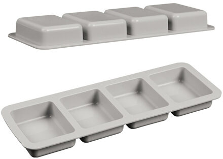 DIY Multi-function Silicone Soap Mold Handmade Craft 3d Bathroom Kitchen Making Forms Baking Soap Mould For Soap Making 4-grids