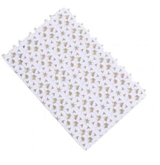 Diy Multifunctionele Uitsparing Splicing Waterdichte Badmat Douche Badkamer Antislip Mat Puzzel Coaster Isolatie Mat Accessoires wit