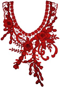 Diy Naaien Jurken Bloem Applique Kraag Applique Diy Decoratie Accessoires 3d Bloem Patches Water Oplosbare