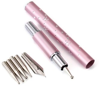 Diy Nail Art Tekening Vulpen Met Metallic Head 5 Puntjes Tip Voor Salon Manicure #30