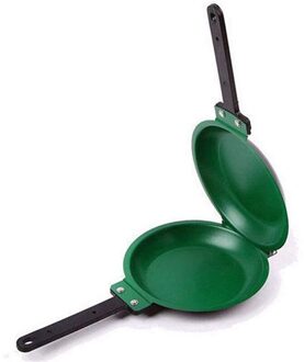 Diy Non-stick Pan, Dubbelzijdig Koekenpan Koekenpan Ontbijt Pan, gas En Inductie Kookplaat Universele